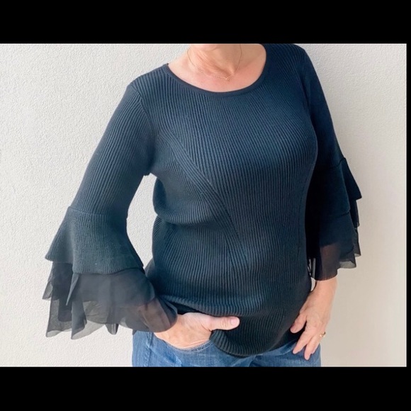 Stitch Fix By Artisan Black Ethelda Sweater - Picture 2 of 6